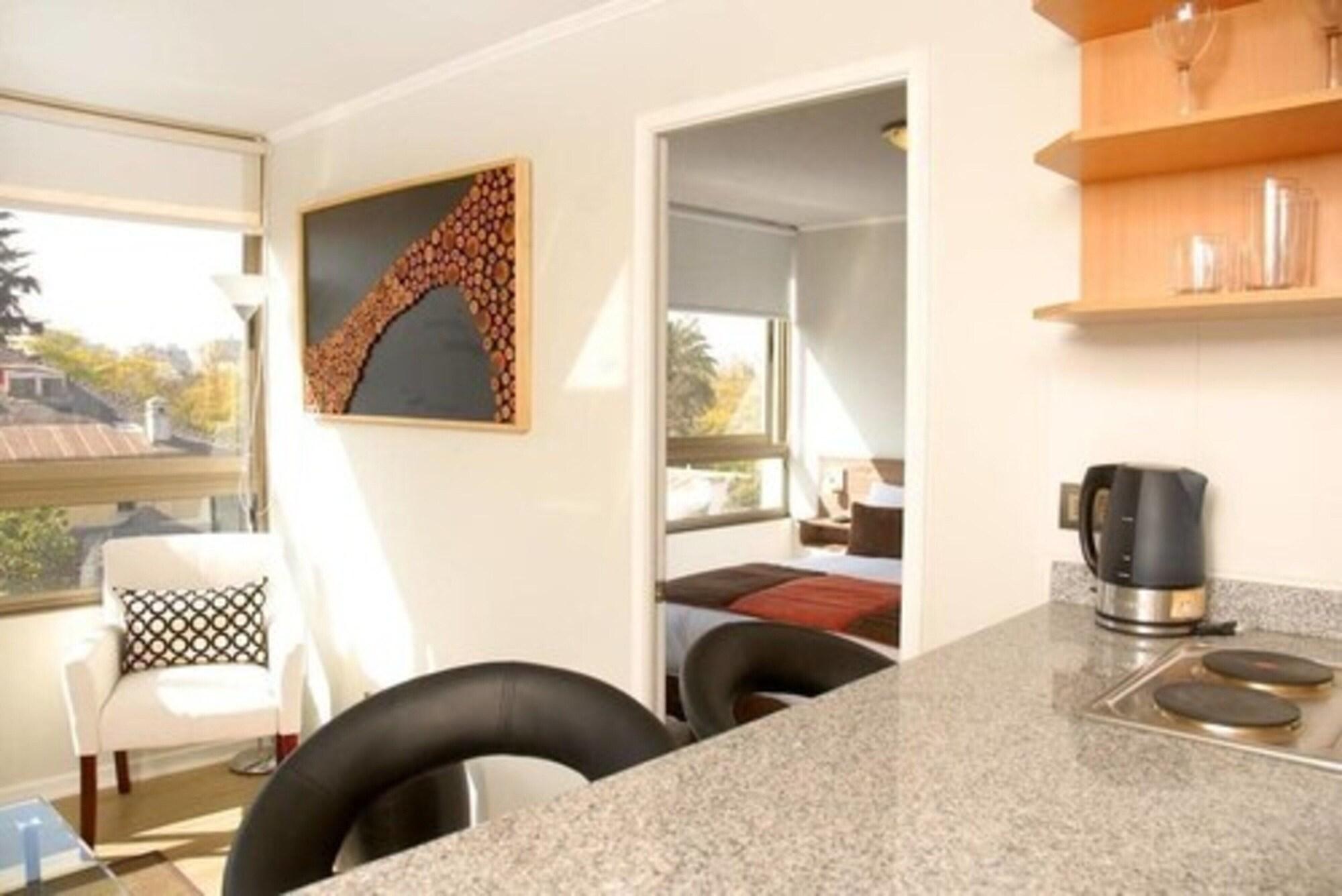 Apart Hotel Providencia サンティアゴ エクステリア 写真